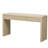 Apricot Fluted Drawer Table, Solid Wood Veneer On , Stable Uneven Floors, 220 Lbs Tabletop, 25 Rustic Style Entry Console With 3 Drawers, Structure And Veneer, Tabletop Load, Load-139818634