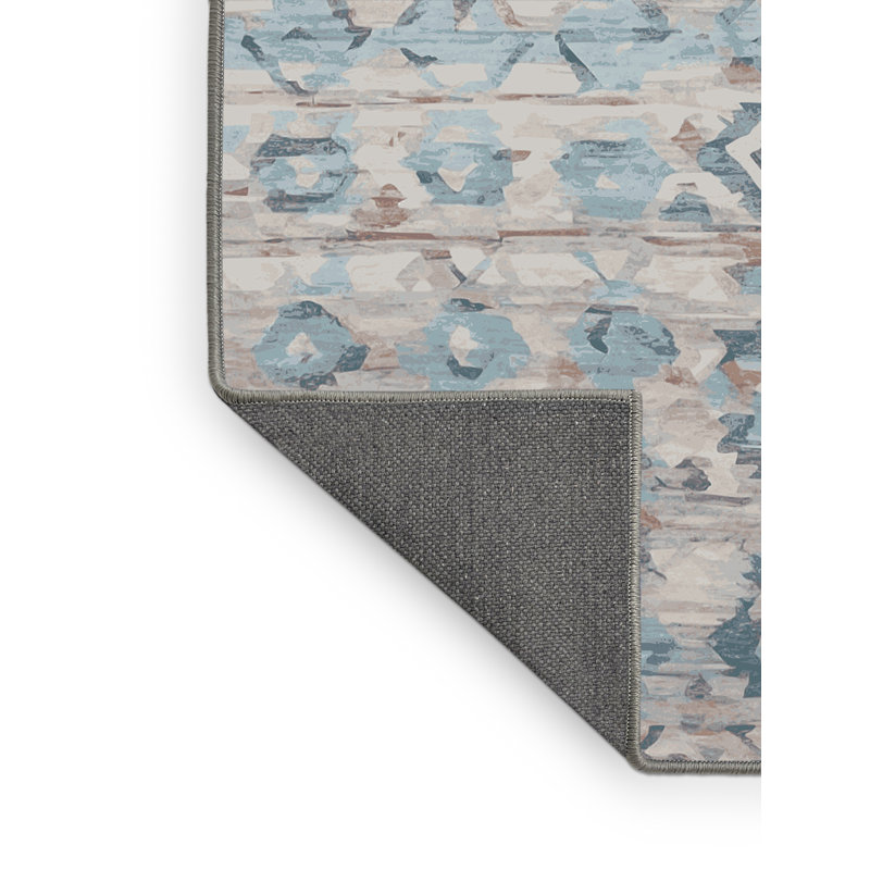 Tapis gris soyeux et moelleux, Carré 5 pi
