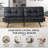 Jayciana Upholstered 42'' Reclining Sofa-1324400026
