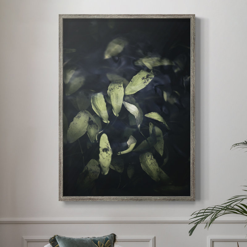 Dramatic Foliage II Framed Print - Solid Wood, 15" H x 12" W