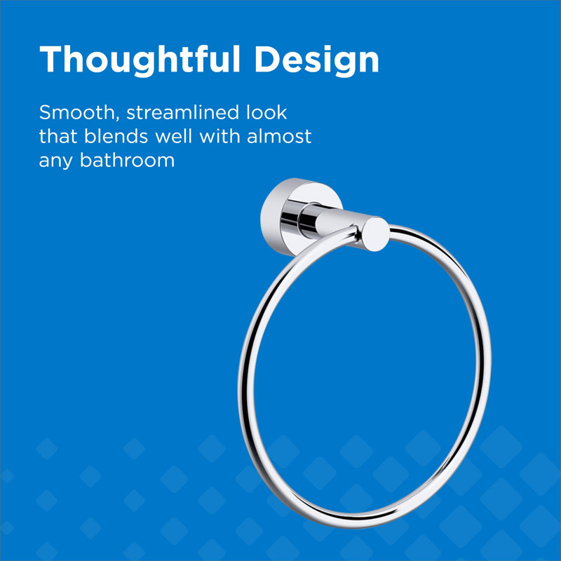 Parma Towel Ring, Chrome
