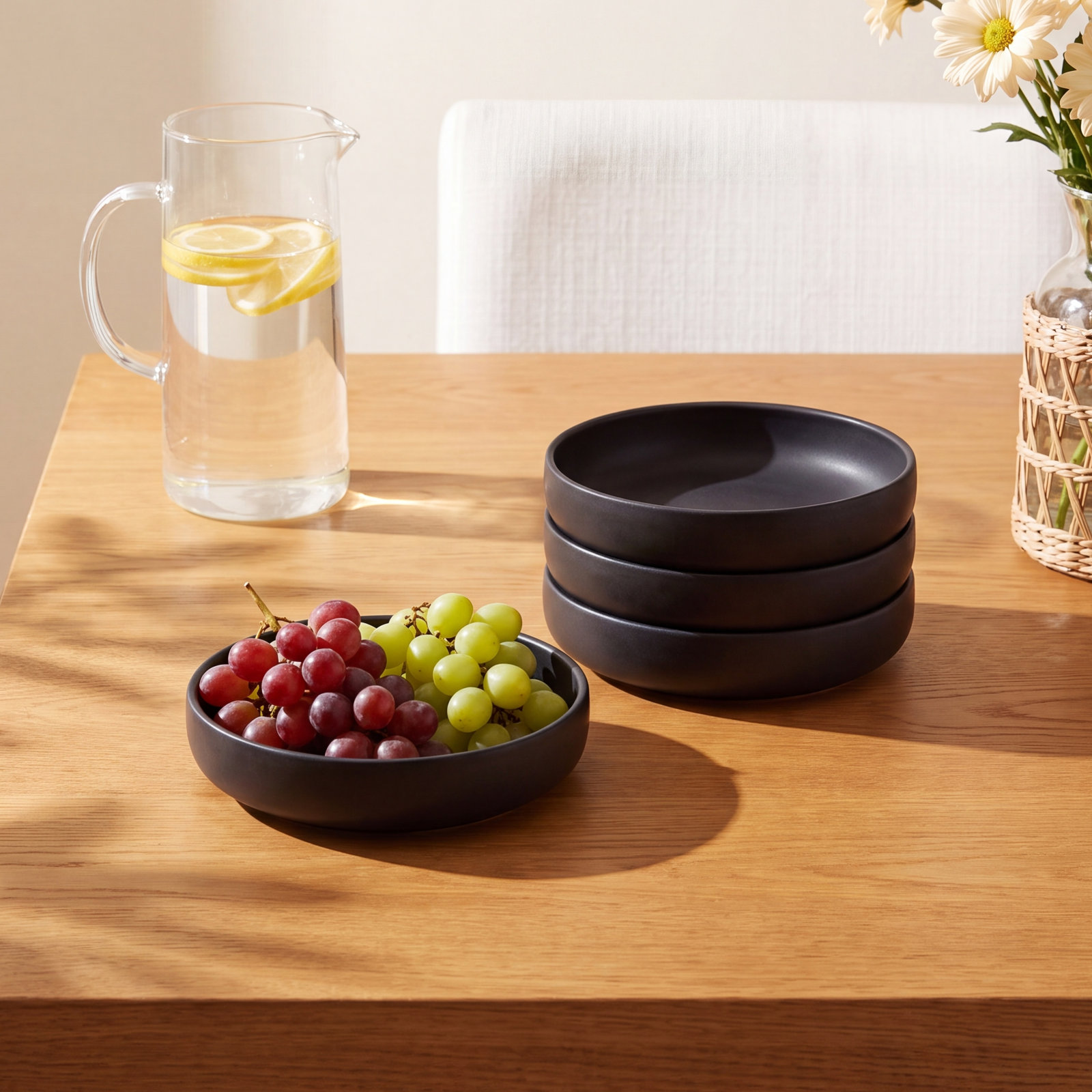 Borgen Ceramic Dining Bowl, Basalt