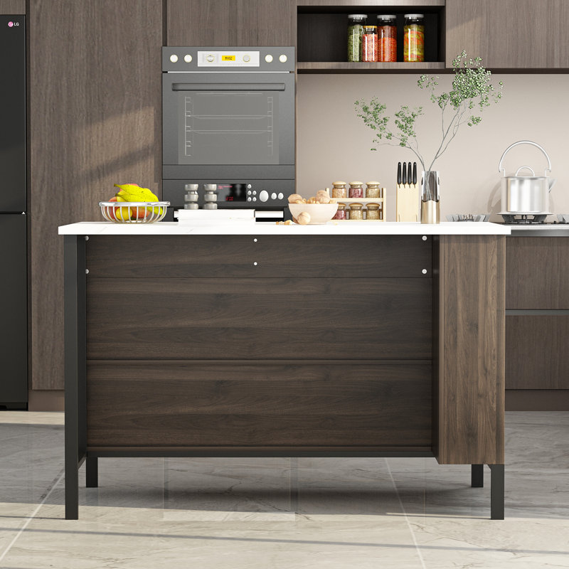 Îlot de cuisine 55,1 po Wexford