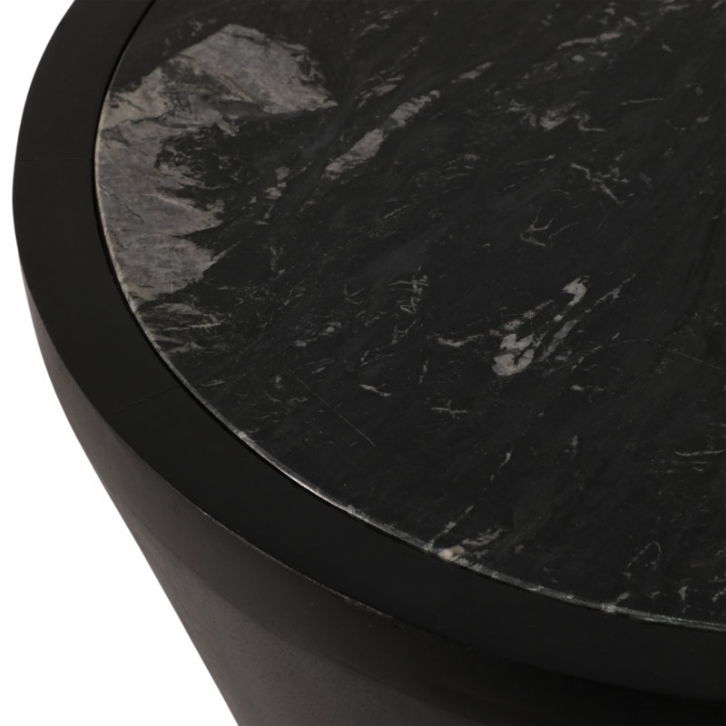 Orren Ellis 20" Crestly Black Side Table