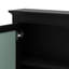 Armoire de rangement murale pour salle de bain, armoire murale moderne avec miroir, 3 tablettes ouvertes