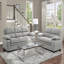 Causeuse moelleuse et confortable 1pc Gris-316583103
