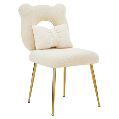 Allysia 19.5'' Wide Cute Accent Chair with Butterfly Pillow