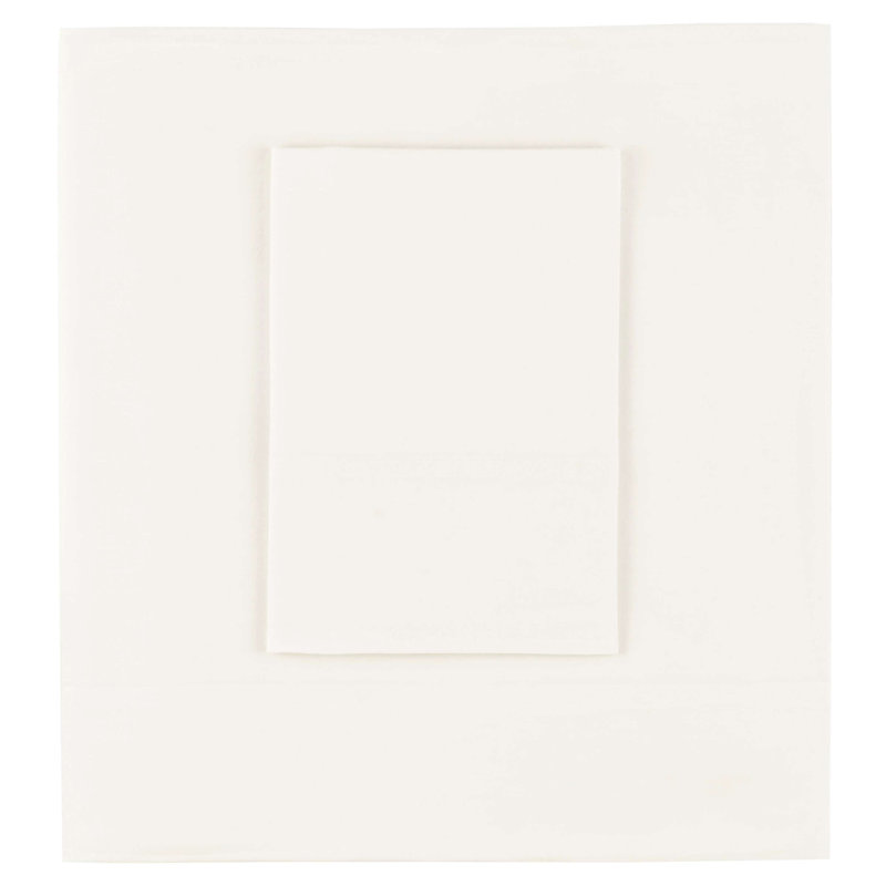 Cozy Cotton Sheet Set, Full Sheet Set, Natural