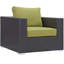 Fauteuil d'extérieur en rotin avec coussins Convene-865292100
