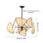 Luminaire suspendu 1 lumière jaune Amberlyn-535162980