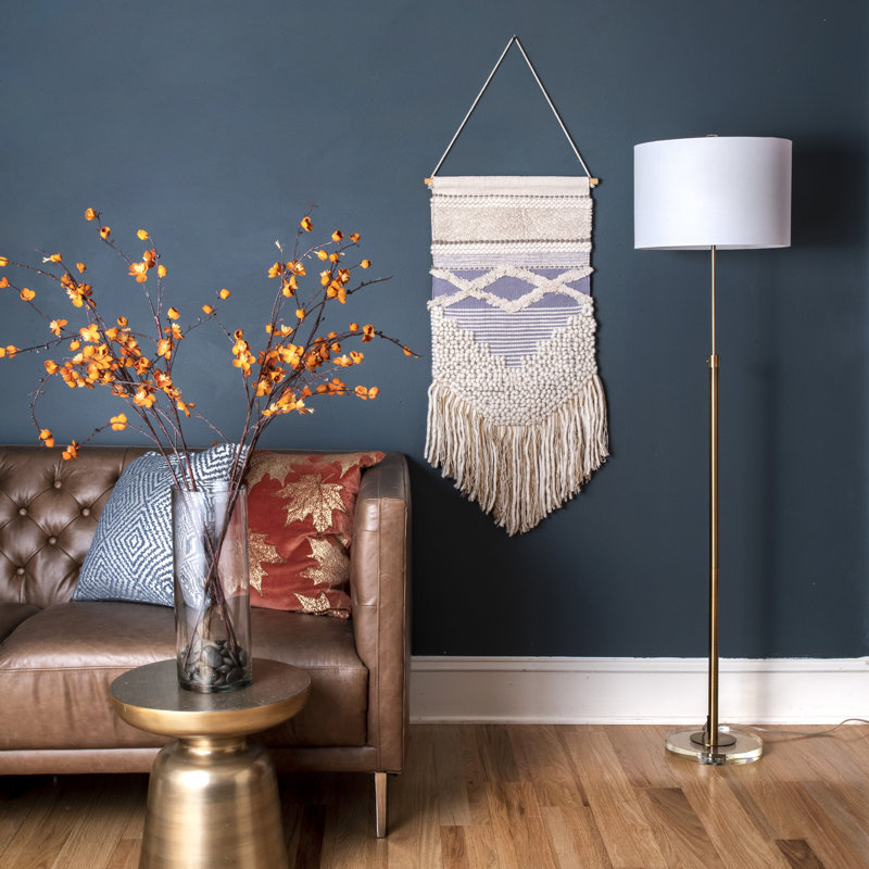 Suspension murale en coton avec tringle incluse