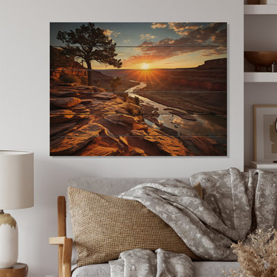 Canyon Canyon II sur bois