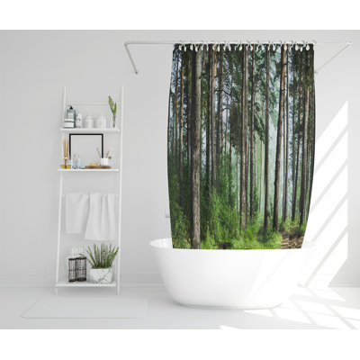 Ella-Faith 13 Piece Polyester Shower Curtain Set