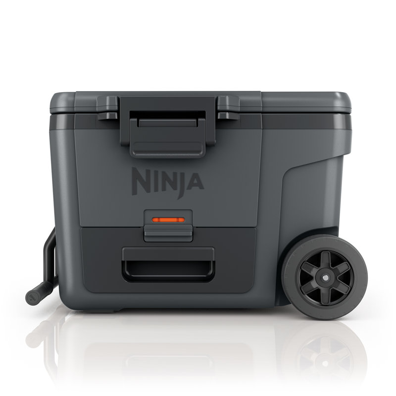 Ninja FrostVault 45qt Wheeled Cooler with Dry Zone, Integrated Fridge-Temp Dry Storage Drawer, Premium Heavy-Duty Insulated Cooler, Keeps Ice for Days, Lakeshore FB245BL