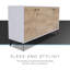 Cundiff 144.78cm Solid Wood Sideboard