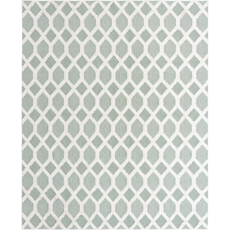 Mishti Cotton Geometric Indoor Rug, Rectangle 9'10" x 12'