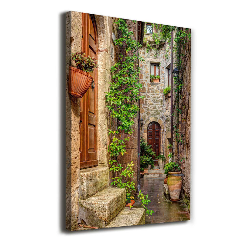 Italian Streets - Wrapped Canvas Print