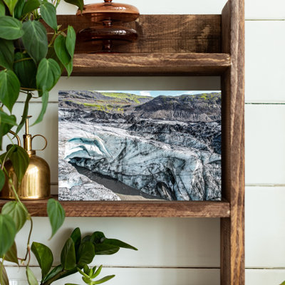 Glacier, cascade, Islande, art mural contemporain