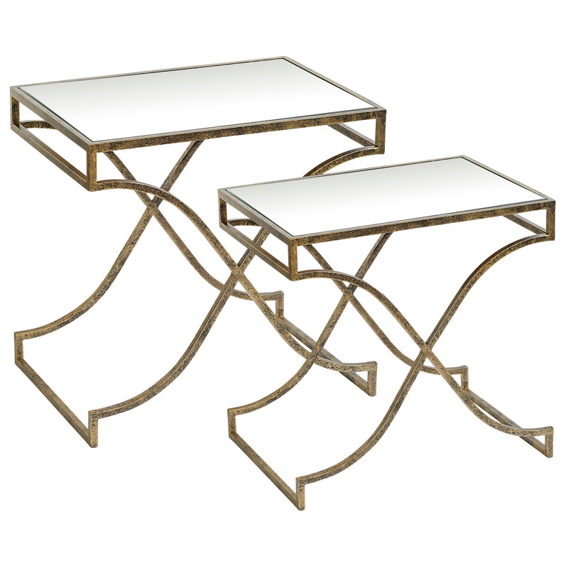 Castaneda Cross Legs Nesting Tables