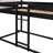 Twin Over Twin Wood Bunk Bed With Tent, Espresso