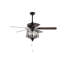 Ventilateur de plafond style lustre à 5 pales avec chaînette et luminaire Balf