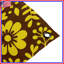 Tapisserie murale jaune à motif floral - décoration murale florale-130099115
