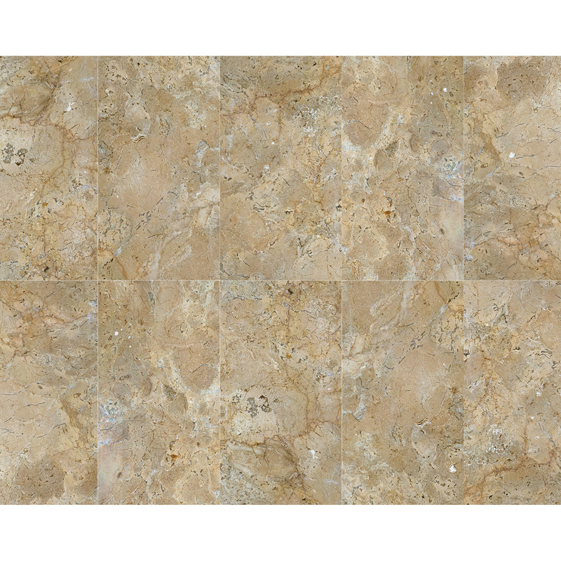 Carreau de marbre beige doré jaune, 12 * 24, poli, ajoutant de la chaleur à votre maison poli 12 x 24 pouces, pour les projets de décoration