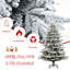 Arbre de Noël enneigé 4,5 pi.-838026507