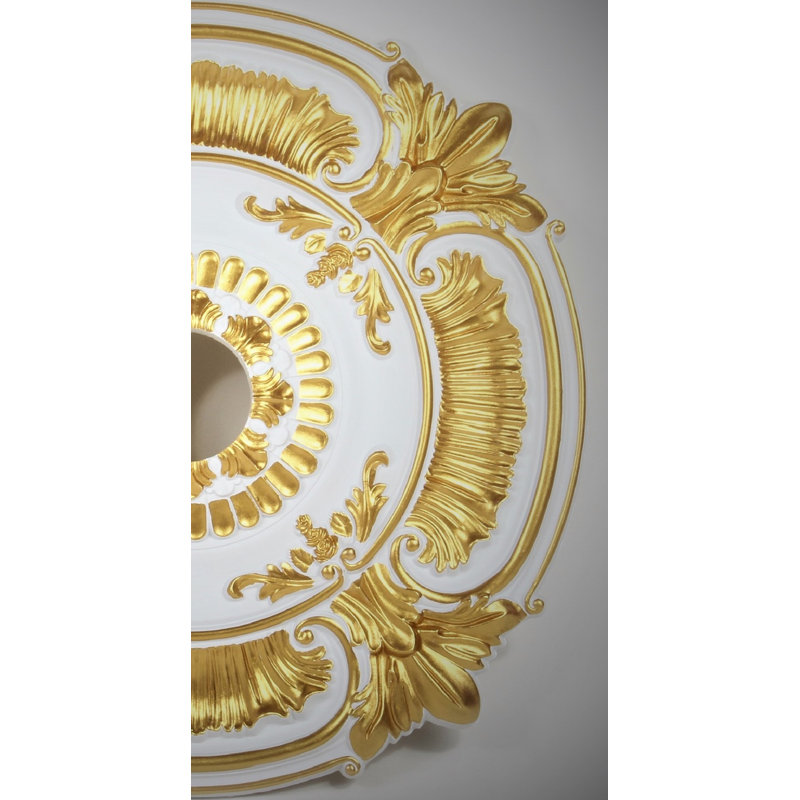 Ceiling Medallion, 4" H x 26" W x 26" D