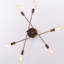 Coblitz 6 - Light 62cm Dimmable Sputnik Sphere Semi Flush Mount Chandelier
