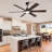 60" 6 Blade Ceiling Fan With Remote Control And Led Light-981423398-981423397