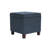 Square Tufted Storage Ottoman - Textured Navy-322764955