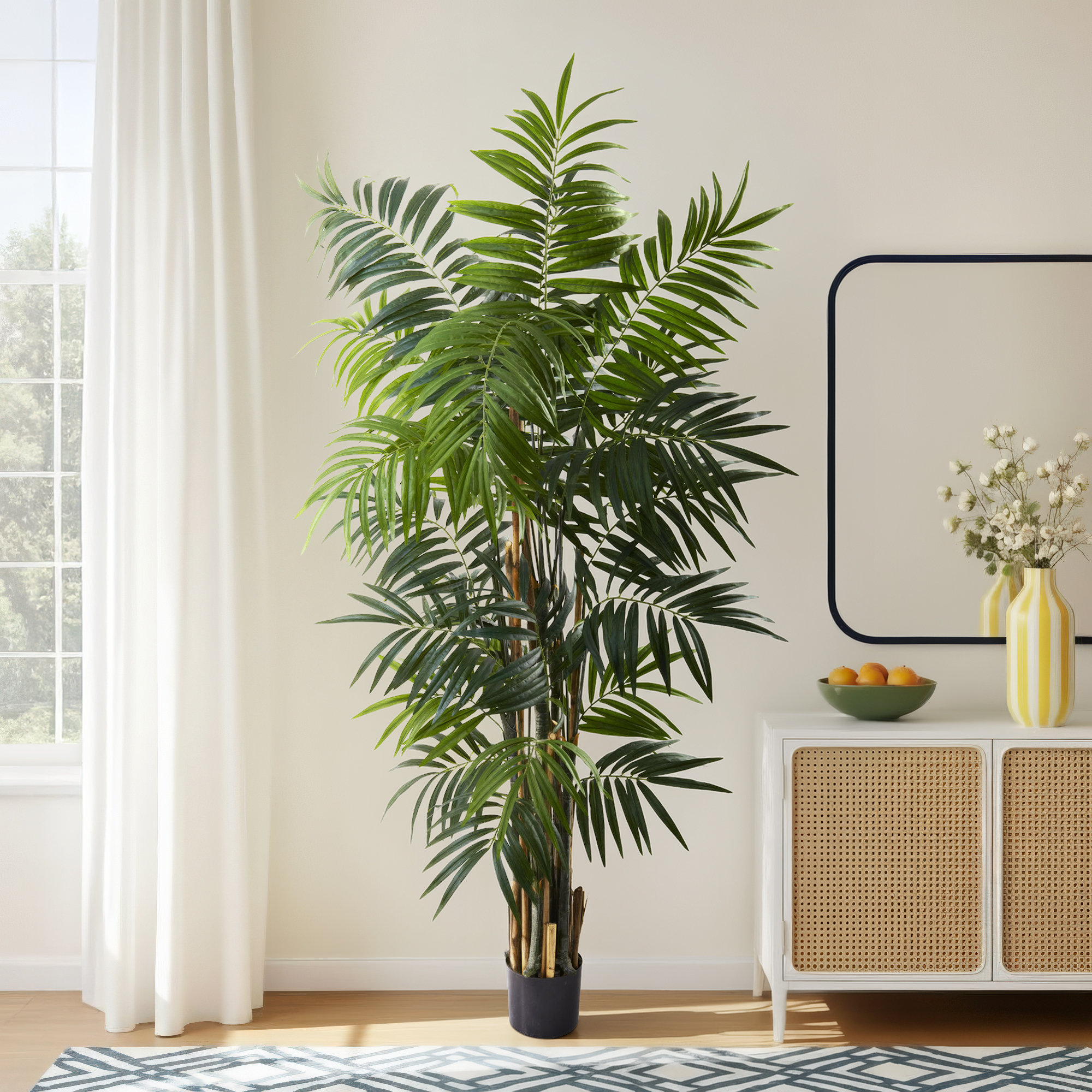 Thisbe 72'' Faux Palm Tree in Pot