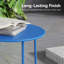 Table ronde ronde avec pieds en acier-247788773