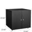 Armoire pour copieur de bureau en métal noir-1783933550