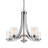 Arie 5-Light Glass Dimmable Chandelier-1478370704