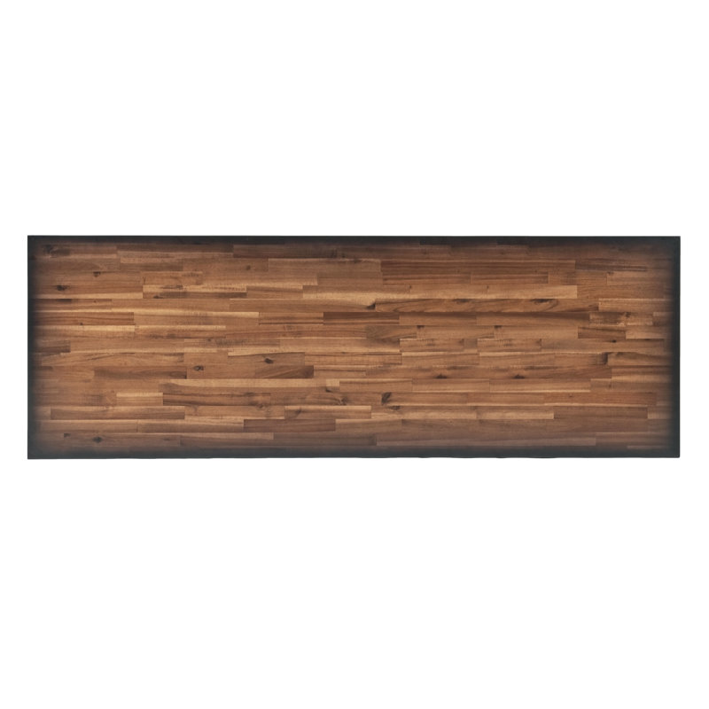 Weston Modular Solid Wood Steel Writing Desk