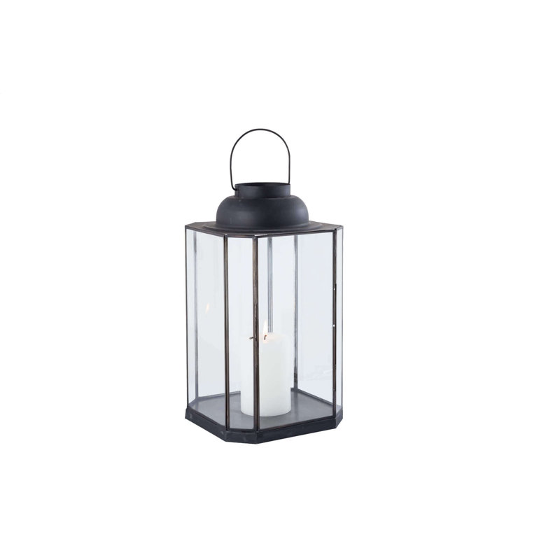 Glass Wall Lantern, 62cm H x 27cm W x 27cm D
