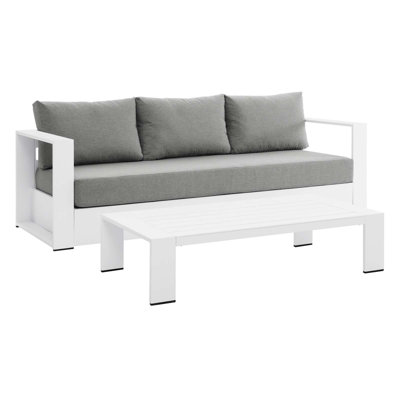 Ensemble de 2 pièces de patio en aluminium thermolaqué Tahoe par Modway
