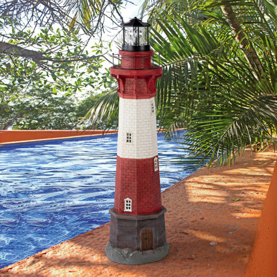Coastal Solar Lighthouse Statue