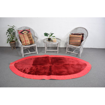 Tapis vintage turc Oushak rétro en mauve parfait pour rehausser le décor d'un salon ou d'une chambre de bébé