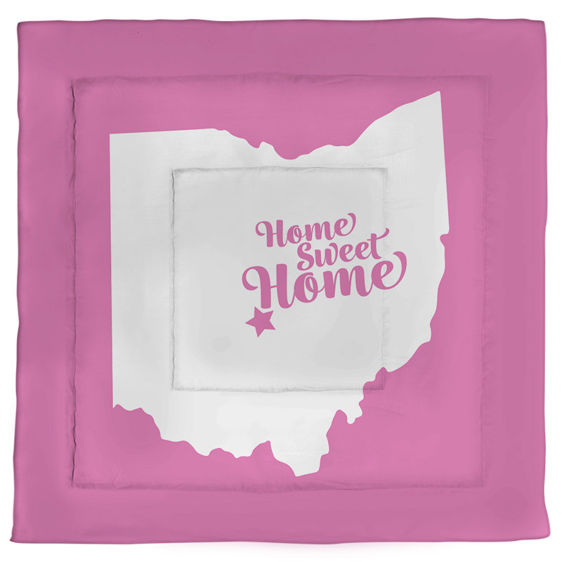 Modern & Contemporary Polyester Percale Comforter, Pink