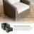 Tiaka 2-Person Swivel Outdoor Seating Group-300930568-300930569
