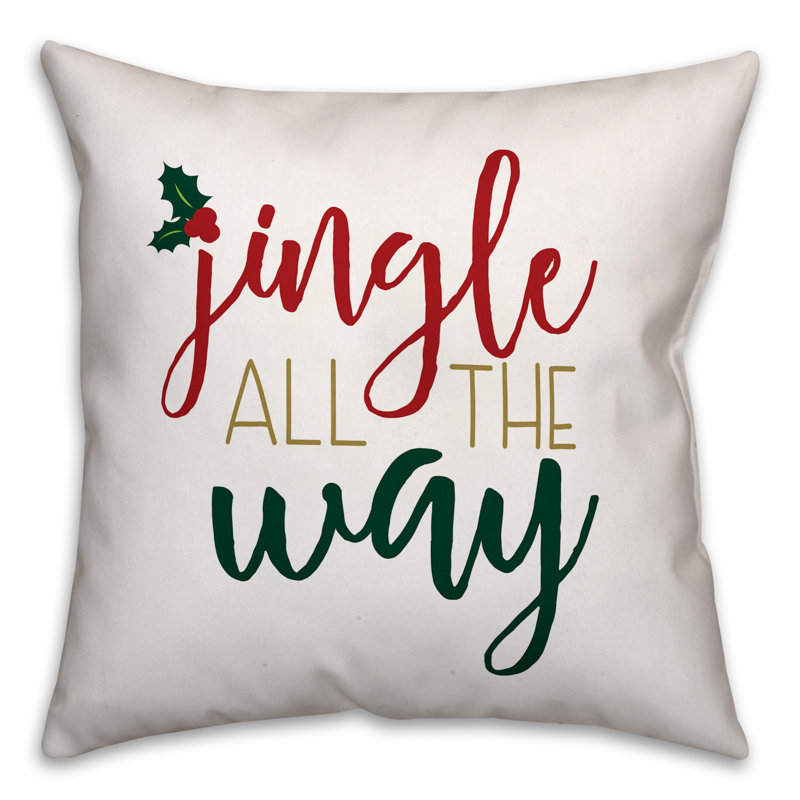 Reversible Throw Pillow, 20" x 20", Throw Pillow