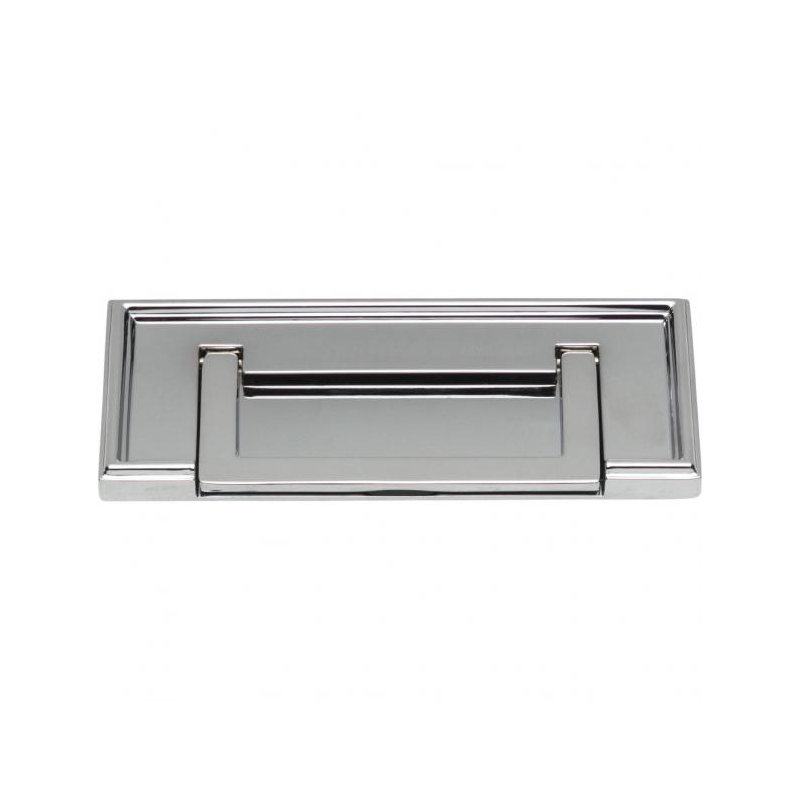 Campaign 3" Center to Center Drop handle, Polished Chrome