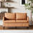 51” W Modern Faux Leather Loveseat-1038790781
