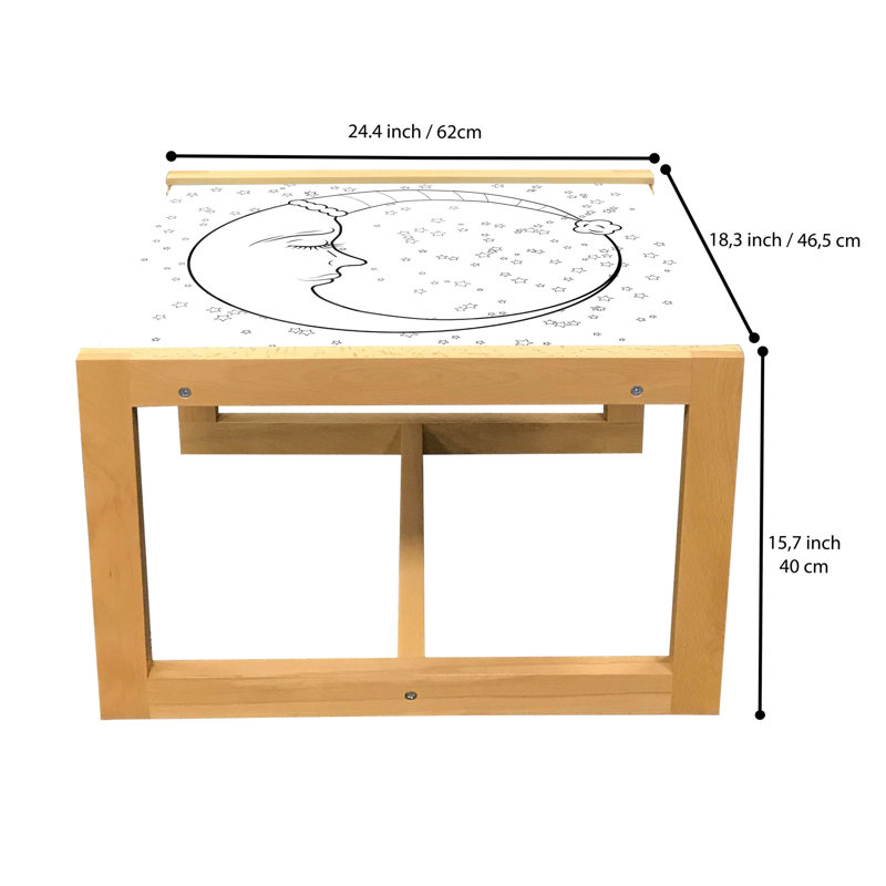 Jalycia Sled Coffee Table, 62cm H x 46cm W x 40cm D