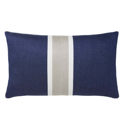 Mar Linen Blend Lumbar Rectangular Pillow Cover