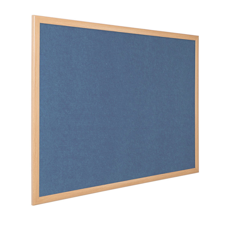 Wall Mounted Bulletin Board, 120cm H x 180cm W, Light Blue