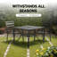 Patio Steel Stackable Dining Chair (Set Of 4)